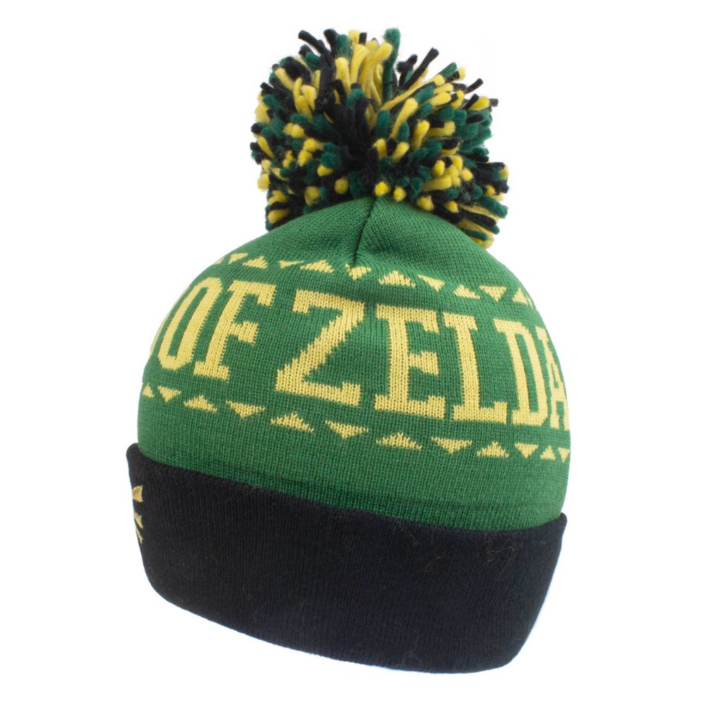 Nintendo The Legend Of Zelda - Logo Pom pom Mütze - Grün